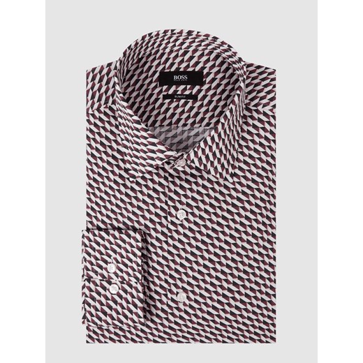 Koszula biznesowa o kroju slim fit z bawełny z bardzo długim rękawem model 38L Peek&Cloppenburg  promocyjna cena