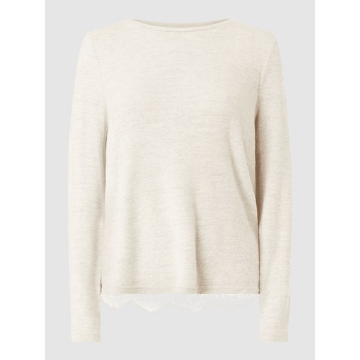 Sweter ze wstawkami z koronki ‘Mayea’ XL Peek&Cloppenburg 