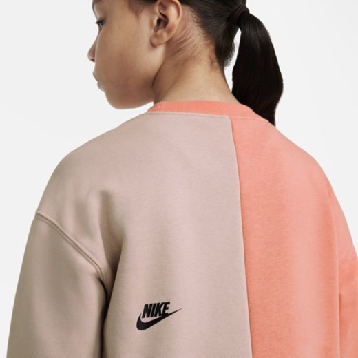 Bluza dresowa dla dużych dzieci (dziewcząt) Nike Sportswear - Różowy Nike XS Nike poland