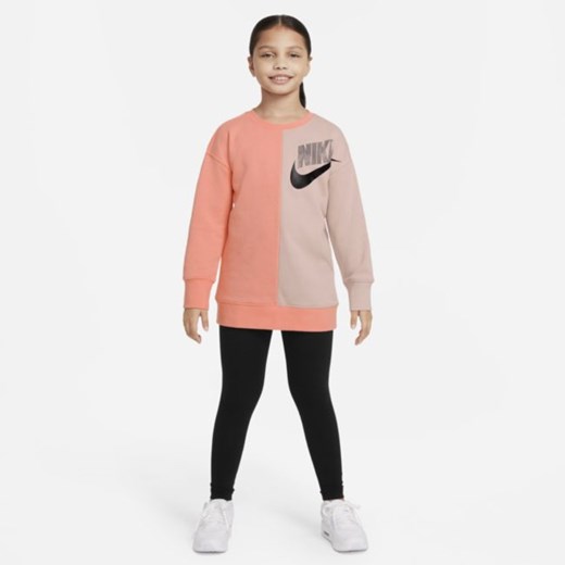 Bluza dresowa dla dużych dzieci (dziewcząt) Nike Sportswear - Różowy Nike S Nike poland