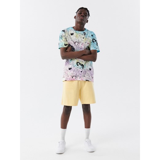 Cropp - Koszulka z nadrukiem Adventure Time - Wielobarwny Cropp XS Cropp