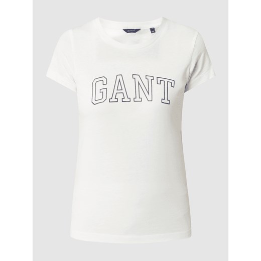 T-shirt z bawełny Gant XS okazja Peek&Cloppenburg 