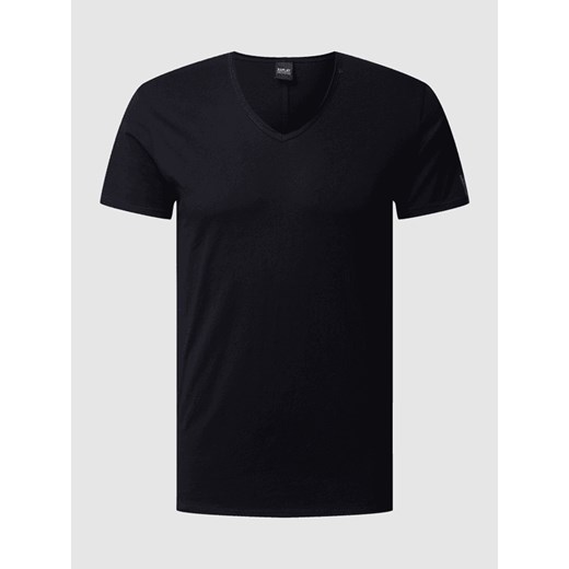 T-shirt z detalem z logo Replay S Peek&Cloppenburg  promocyjna cena