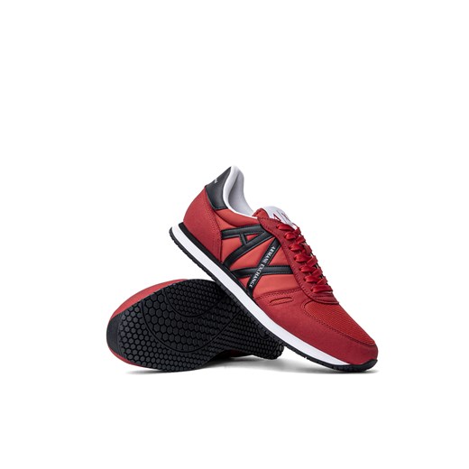Sneakersy męskie czerwone Armani Exchange XUX017 XCC68 K667 Armani Exchange 46 Sneaker Peeker