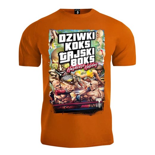 T-shirt Public Enemy Dziwki Koks Tajski Boks 2 pomarańczowy Public Enemy S exploret.pl
