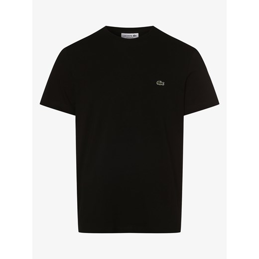 Lacoste T-shirt męski Mężczyźni Dżersej czarny jednolity Lacoste 7 vangraaf