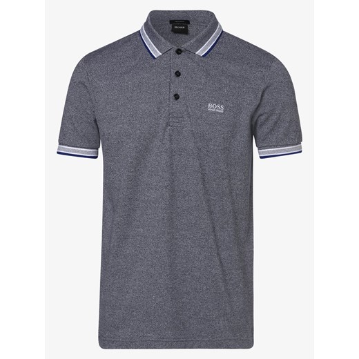 BOSS Athleisure - Męska koszulka polo – Paddy, niebieski S vangraaf