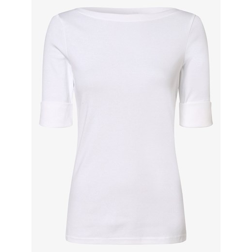 Lauren Ralph Lauren T-shirt damski Kobiety Bawełna biały jednolity S vangraaf