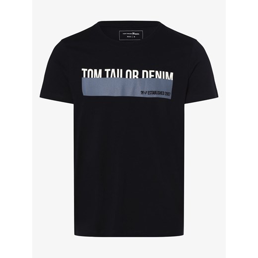 Tom Tailor Denim - T-shirt męski, niebieski Tom Tailor Denim S vangraaf