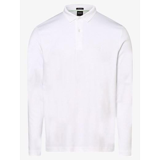 BOSS Athleisure - Męska koszulka polo – Pirol, biały S vangraaf