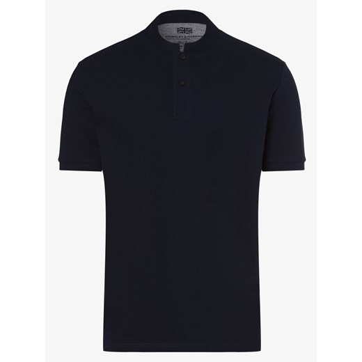 Finshley & Harding London - Męska koszulka polo – Randy, niebieski Finshley & Harding London XL okazja vangraaf