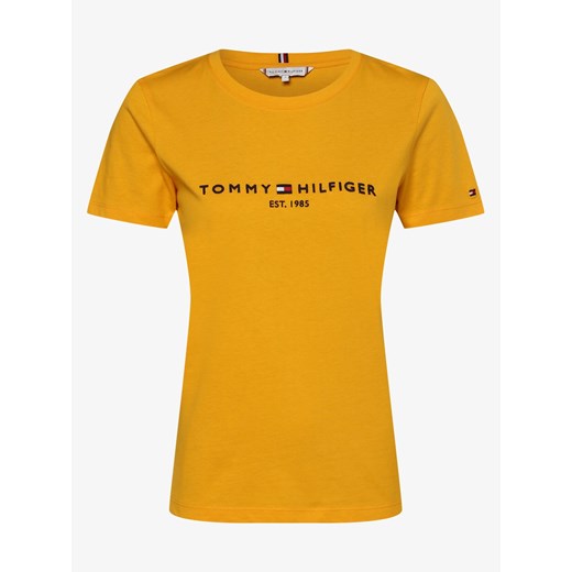 Tommy Hilfiger - T-shirt damski, żółty Tommy Hilfiger XL wyprzedaż vangraaf