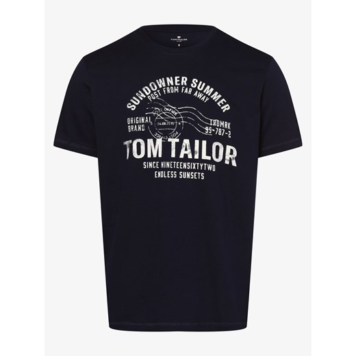 Tom Tailor - T-shirt męski, niebieski Tom Tailor S okazja vangraaf