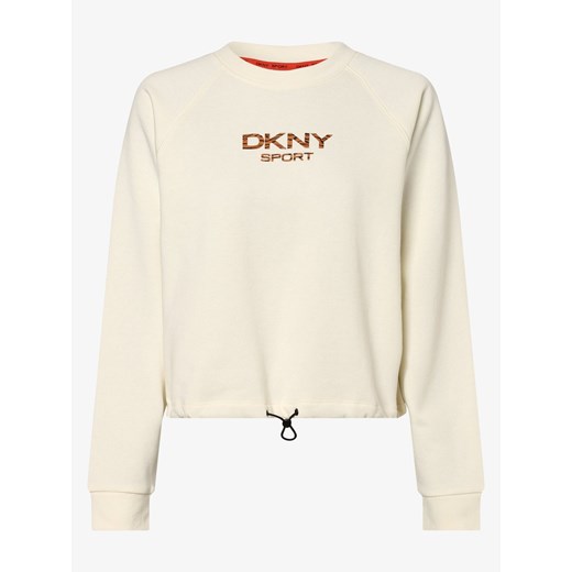 DKNY - Damska bluza nierozpinana, beżowy|biały XS promocja vangraaf