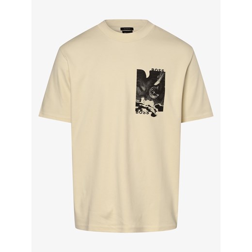 BOSS Casual - T-shirt męski – Touché, beżowy XL vangraaf