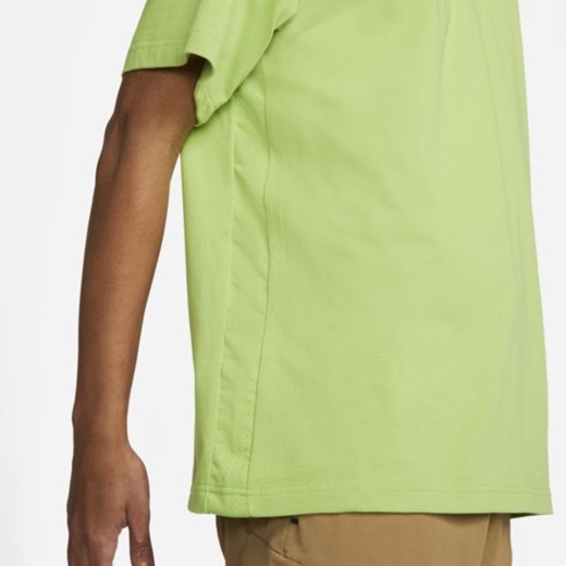 Męska koszulka z krótkim rękawem z lekkiej dzianiny Nike Sportswear - Zieleń Nike L Nike poland