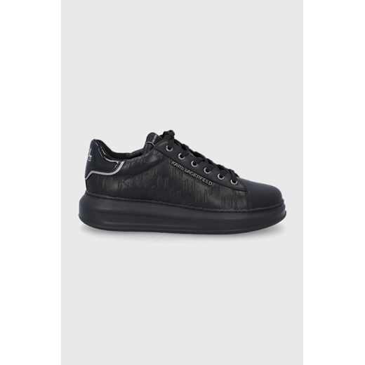 Karl Lagerfeld buty skórzane KAPRI MENS KL52549.00X kolor czarny ze sklepu ANSWEAR.com w kategorii Buty sportowe męskie - zdjęcie 135483228