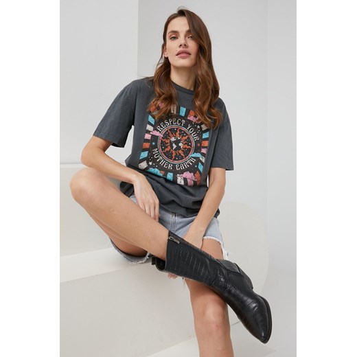 Answear Lab t-shirt bawełniany kolor czarny Answear Lab M ANSWEAR.com