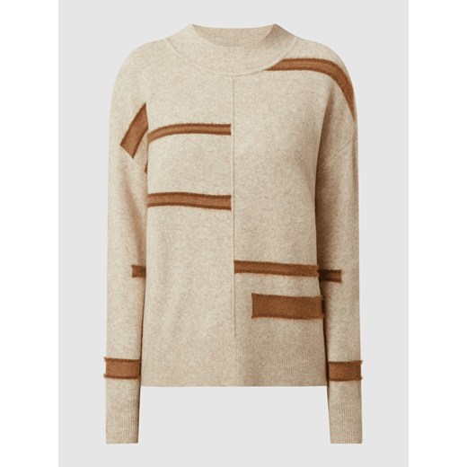 Sweter z domieszką wełny Betty & Co Grey 36 Peek&Cloppenburg wyprzedaż