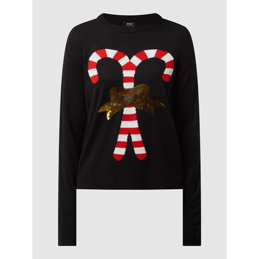 Sweter z motywem świątecznym model ‘Xmas Candy’ M wyprzedaż Peek&Cloppenburg 