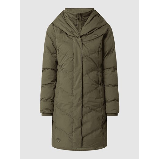 Płaszcz pikowany z kapturem model ‘Natalka’ Ragwear XL promocyjna cena Peek&Cloppenburg 