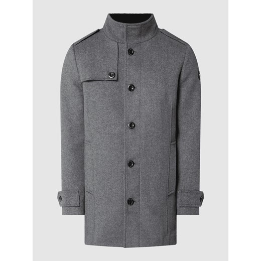 Krótki płaszcz z plisą w kontrastowym kolorze Tom Tailor XXL okazyjna cena Peek&Cloppenburg 