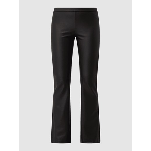 Legginsy o rozkloszowanym kroju z imitacji skóry model ‘Kamma’ Vero Moda L/30 okazyjna cena Peek&Cloppenburg