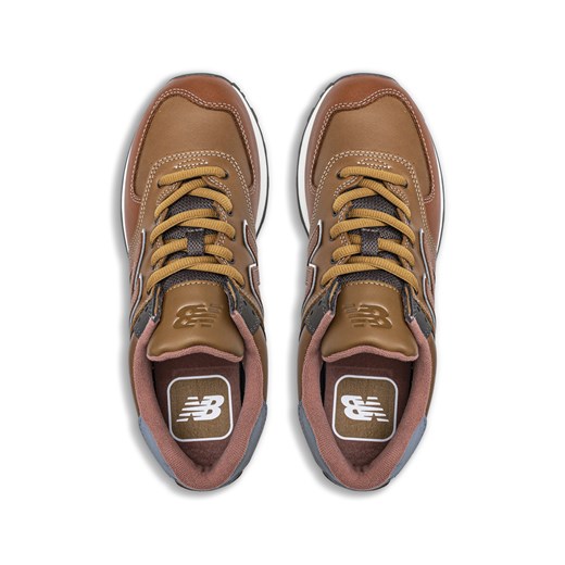 Sneakersy męskie brązowe New Balance ML574OMA New Balance 45 Sneaker Peeker