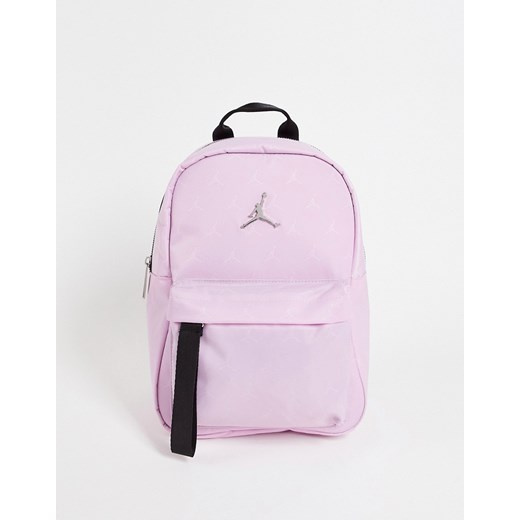 Nike Jordan – Jasnoróżowy mały plecak żakardowy z logo Jordan No Size Asos Poland