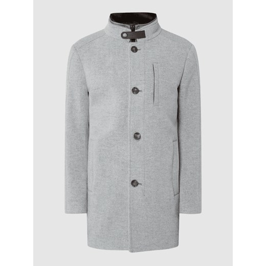 Płaszcz wełniany z żywej wełny model ‘Ciarsenal’ Cinque 50 Peek&Cloppenburg  wyprzedaż