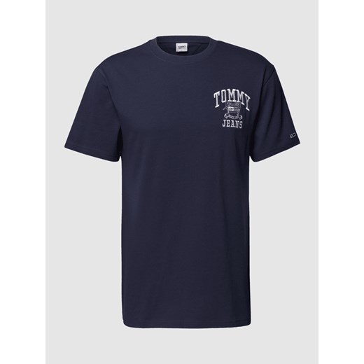 T-shirt z wyhaftowanym logo Tommy Jeans L Peek&Cloppenburg 