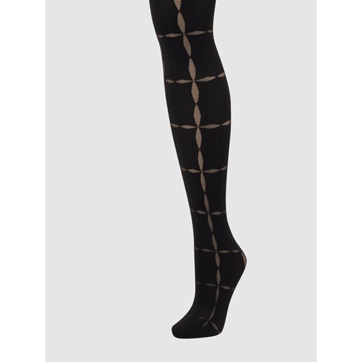 Rajstopy z graficznym wzorem — 50 DEN Wolford S Peek&Cloppenburg 