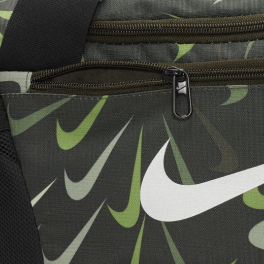 Torba treningowa z nadrukiem Nike Brasilia 9.5 (bardzo mała, 25 l) - Zieleń Nike ONE SIZE Nike poland