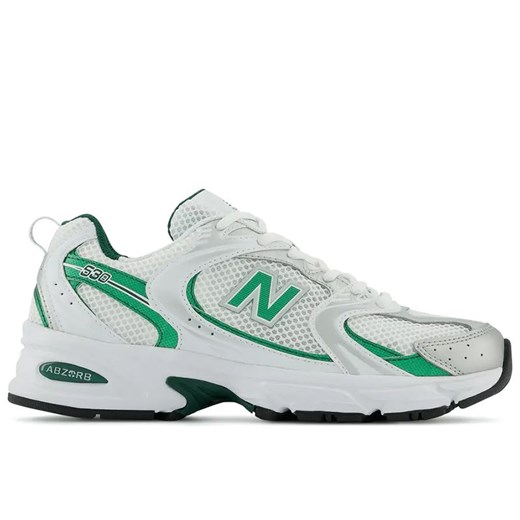 Buty New Balance MR530ENG - biało-zielone New Balance 43 streetstyle24.pl