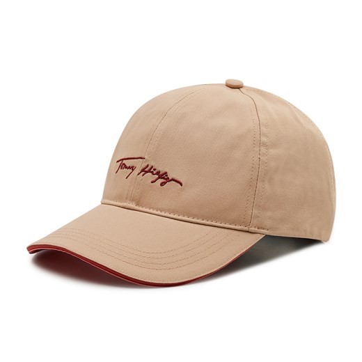 Czapka z daszkiem TOMMY HILFIGER - Iconic Signature Cap AW0AW11679 ABR Tommy Hilfiger  eobuwie.pl