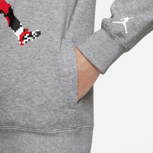 Bluza z kapturem dla dużych dzieci (chłopców) Jordan - Szary Jordan L Nike poland
