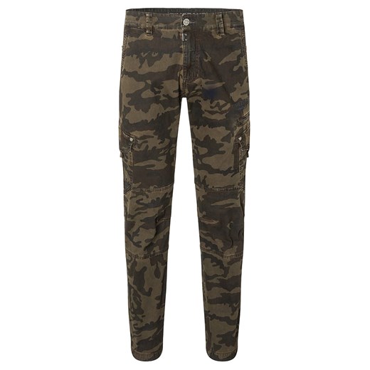 Bojówki "Hunter" - Regular fit - w kolorze oliwkowym Timezone W31/L34 Limango Polska okazja
