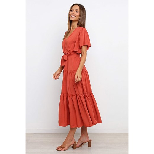Sukienka w kolorze jasnoczerwonym Coconut Sunwear L promocyjna cena Limango Polska