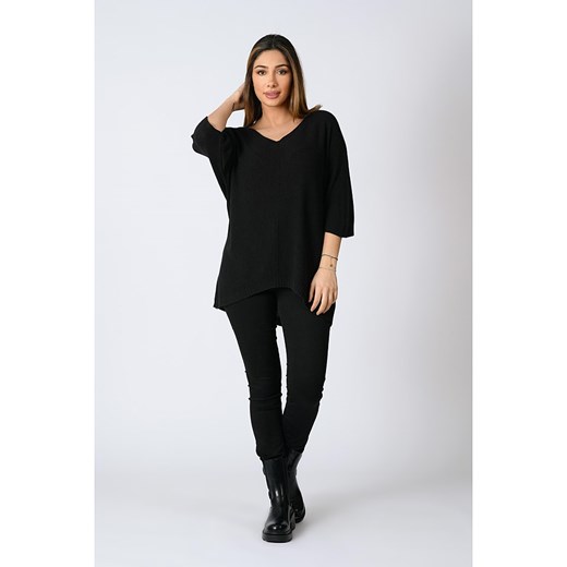 Sweter "Aimee" w kolorze czarnym Plus Size Company 44/46 wyprzedaż Limango Polska