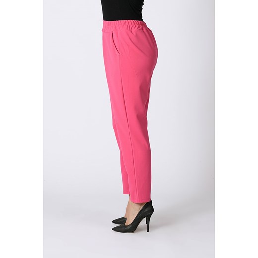 Spodnie "Lana" w kolorze różowym Plus Size Company 40/42 Limango Polska okazyjna cena
