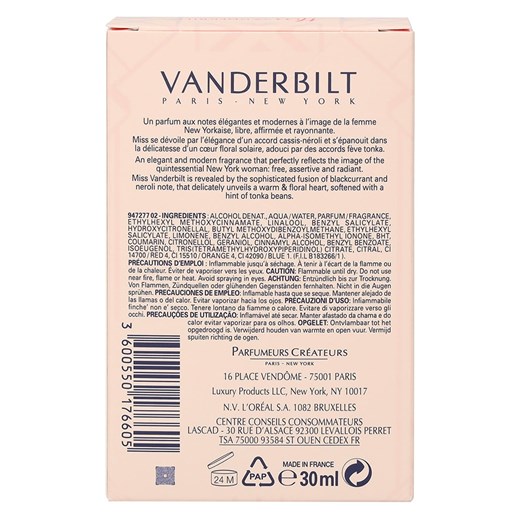 Miss Vanderbilt - EDT - 30 ml onesize wyprzedaż Limango Polska