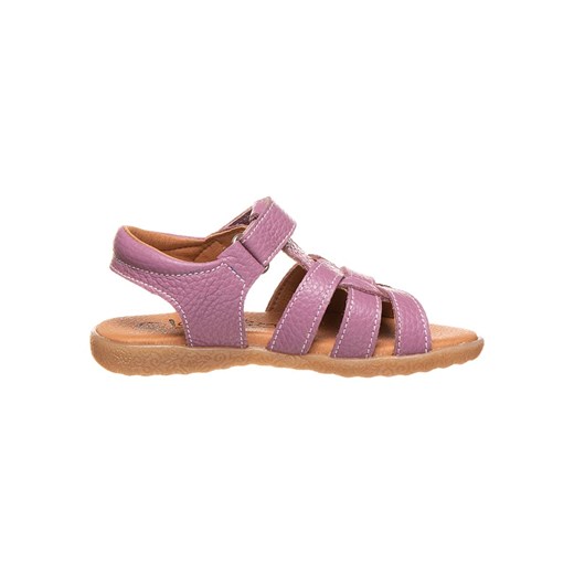 Skórzane sandały w kolorze różowym Lamino 27 promocyjna cena Limango Polska