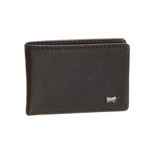 Skórzany portfel w kolorze czarnym - (S)10 x (W)7 x (G)1 cm Braun Büffel onesize okazyjna cena Limango Polska