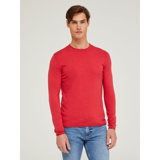 Sweter w kolorze czerwonym Sisley M okazyjna cena Limango Polska