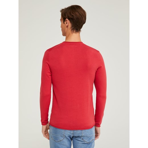 Sweter w kolorze czerwonym Sisley XL promocja Limango Polska
