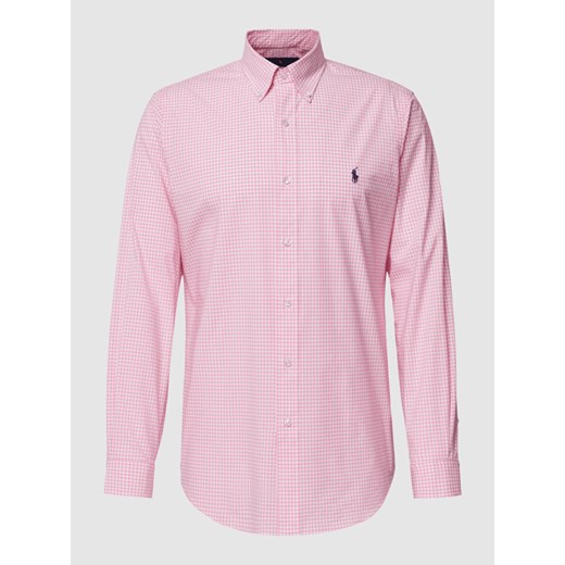 Koszula casualowa o kroju custom fit ze wzorem w kratę Polo Ralph Lauren XL Peek&Cloppenburg 