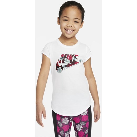 T-shirt dla małych dzieci Nike - Biel Nike 4 Nike poland