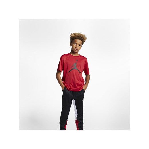 T-shirt dla dużych dzieci (chłopców) Jordan Dri-FIT - Czerwony Jordan L Nike poland