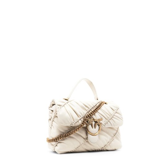 Pinko Skórzana torebka na ramię LOVE CLASSIC PUFF RUFFLE Pinko Uniwersalny Gomez Fashion Store