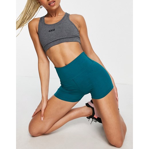 ASOS 4505 – Klasyczne obcisłe szorty z bawełny-Zielony 38 Asos Poland